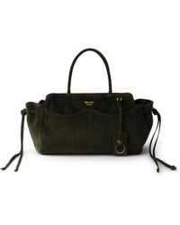 Prada - Allusion Large Suede Bag - Lyst
