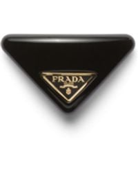 Prada - Hair Clip With Triangle Logo - Lyst