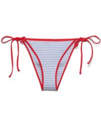 Prada - Interlock Jersey Bikini Bottom, Periwinkle - Lyst