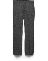 Prada - Wool Pants - Lyst