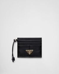 Prada - Leather Card Holder - Lyst