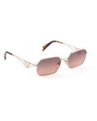 Prada - Sunglasses With Triangle Logo - Lyst