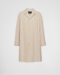 Prada - Cotton-Blend Overcoat - Lyst