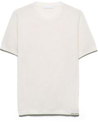 Prada - Silk And Cotton Crew-Neck Sweater - Lyst