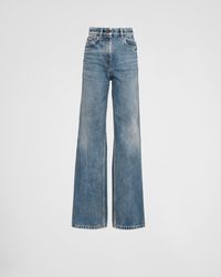 Prada - Five-Pocket Denim Jeans - Lyst
