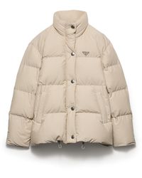 Prada - Chaqueta De Plumón De Tejido Técnico, Mujer, Talla - Lyst