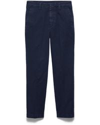 Prada - Garment-Dyed Cotton Pants - Lyst