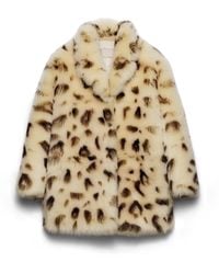 Prada - Mantel Aus Lammfell, Damen, Größe - Lyst