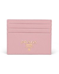 Prada - Saffiano Leather Card Holder - Lyst