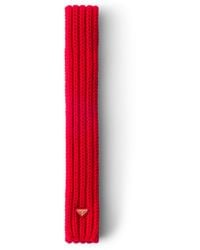 Prada - Wool Scarf - Lyst