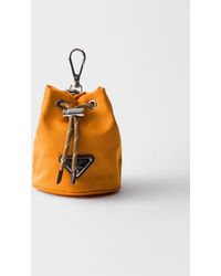 Prada - Mini Icon Re-Nylon Keychain Charm - Lyst