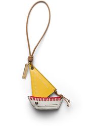 Prada - Leather Key Ring Pendant - Lyst