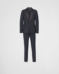 Prada - Single-breasted Wool And Mohair Tuxedo - Lyst