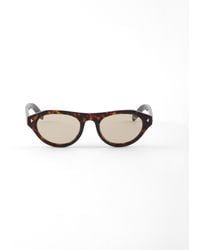 Prada - Sunglasses With The Iconic Metal Plaque - Lyst