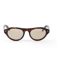 Prada - Sunglasses With The Iconic Metal Plaque - Lyst
