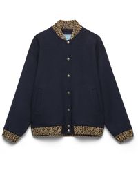 Prada - Wool-Cashmere Bomber Jacket - Lyst