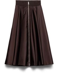 Prada - Falda Circular De Re-Nylon, Mujer, Talla - Lyst