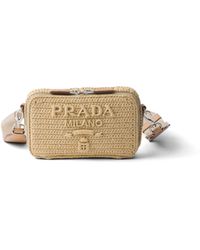 Prada - Bolso Brique De Croché, Hombre - Lyst