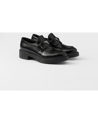 Prada - Leather Loafers - Lyst