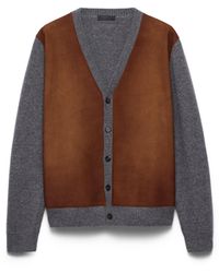 Prada - Wool Cardigan - Lyst