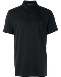 Michael Kors - Polo Nera Mini Logo Petto - Lyst