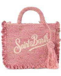 MC2 Saint Barth - Borsa Intrecciata Con Nappina - Lyst