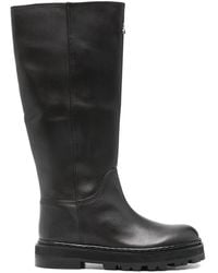 Patrizia Pepe - Stivali Al Ginocchio Neri - Lyst