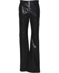 MSGM - Pantaloni Neri Con Zip - Lyst