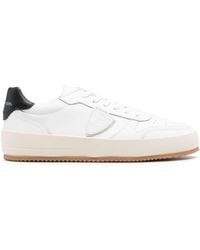 Philippe Model - Sneakers Nice Bianche/ Nere Uomo - Lyst