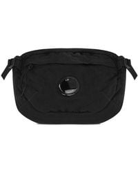 C.P. Company - Marsupio A Spalla Nero Con Applicazione Logo - Lyst