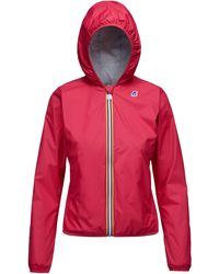 K-Way - Lily Plus.2 Reversible Rosso/Bianco - Lyst