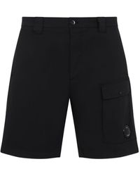 C.P. Company - C.P. Shorts Cargo Del Logo Dell'Azienda - Lyst