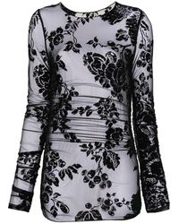 Pinko - Top A Fiori - Lyst