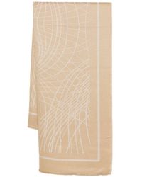Elisabetta Franchi - Scialle Con Stampa Geometrica - Lyst
