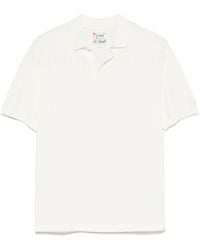 MC2 Saint Barth - Polo Sloan Con Colletto Aperto Bianca - Lyst