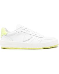 Philippe Model - Sneakers Nice Bianche/Lime Uomo - Lyst