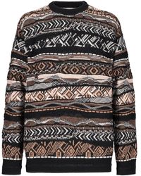 Laneus - Maglione Girocollo Con Motivo Fair Isle - Lyst