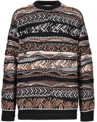 Laneus - Maglione Girocollo Con Motivo Fair Isle - Lyst