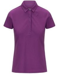 K-Way - Polo Amedea Pique - Lyst