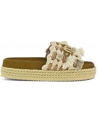 Mou - Monoband Rope Sandal Fringes - Lyst