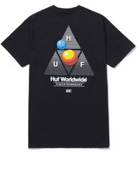 HUF Mens 1984 Chambray Short Sleeve Shirt