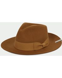 Prevu Studio Wool Black Fedora Hat for 
