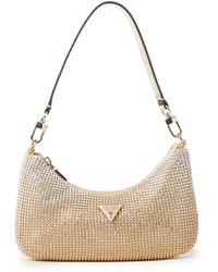 Guess - Sac épaule à strass - Lyst