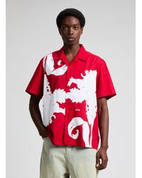Arte' - Chemise ample imprimée en coton - Lyst