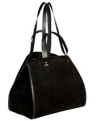 Jérôme Dreyfuss - Sac Cabas Léon M En Croûte De Cuir - Lyst