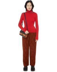 Y. Project Roll-neck Jumper - Red