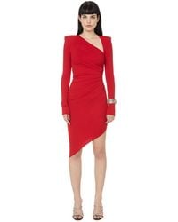 Alexandre Vauthier Asymmetric Dress - Red