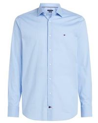 Tommy Hilfiger - Chemise Ajustée En Coton - Lyst