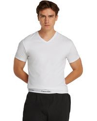 Calvin Klein - Lot de 3 t-shirts d'intérieur à col en V - Lyst