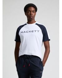 Hackett - T-shirt à logo en coton - Lyst